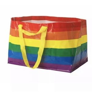 IKEA Rainbow LGBT Gay Pride Tote bag carryall NEW